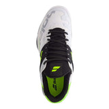 Men's Propulse Fury White and Fluo Aero All Court Tennis Shoes