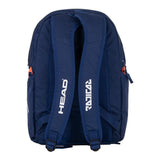 2019 Rebel Backpack Blue and Orange Tennis Bag