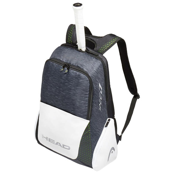 Djokovic Backpack Black and White Tennis Bag