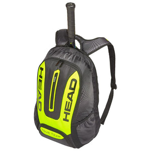 Extreme Backpack Black and Neon Yellow Tennis Bag