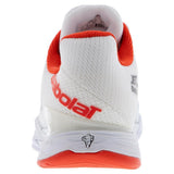 Men's Jet Mach II White and Red Tennis Shoes