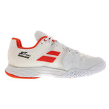 Men's Jet Mach II White and Red Tennis Shoes