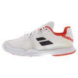 Men's Jet Mach II White and Red Tennis Shoes