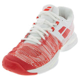 Women's Propulse Blast White and Hibiscus Tennis Shoes