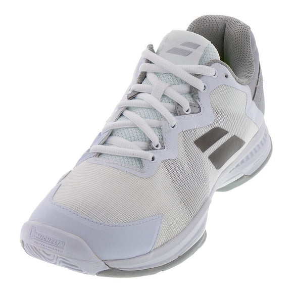 Women's SFX 3 All Court White and Silver Tennis Shoes